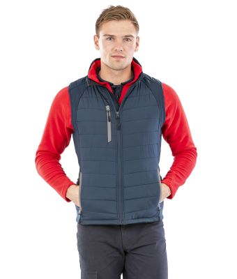 compass padded softshell gilet 
