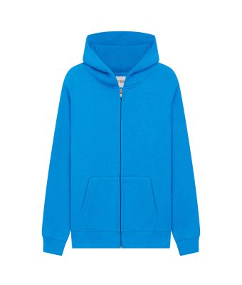 Kids Soft Feel Comfort Cut Zip Hoodie with Waffle Inner Hood and Phone Pocket