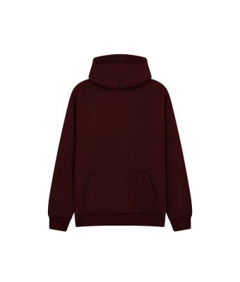 Urban Hoodie with ipod and phone pocket - Burgundy / 3/4