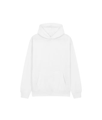 Urban Hoodie with ipod and phone pocket - White / 3/4