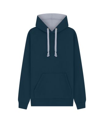Urban Hoodie with ipod and phone pocket - Navy/Grey / XS