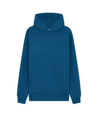 Ultra Oversized Premium Peach Finish Hoodie  - Ink Blue / XS