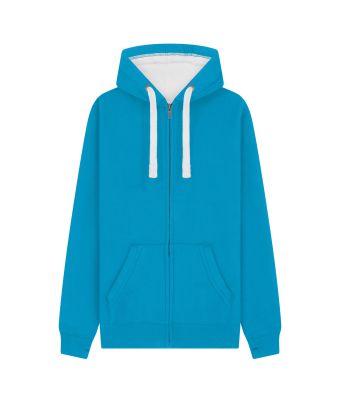 Peach Finish Full Zip Hood with Phone Pocket & Thumb Holes - Malibu / XS