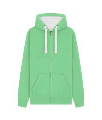 Peach Finish Full Zip Hood with Phone Pocket & Thumb Holes - Peapod / XS