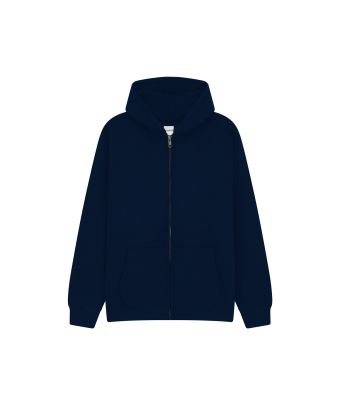 Urban Hoodie with ipod and phone pocket - Oxford Navy / 3/4