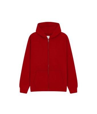Urban Hoodie with ipod and phone pocket - Red / 3/4